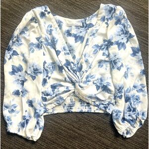 Abercrombie and Fitch Cropped Floral Top